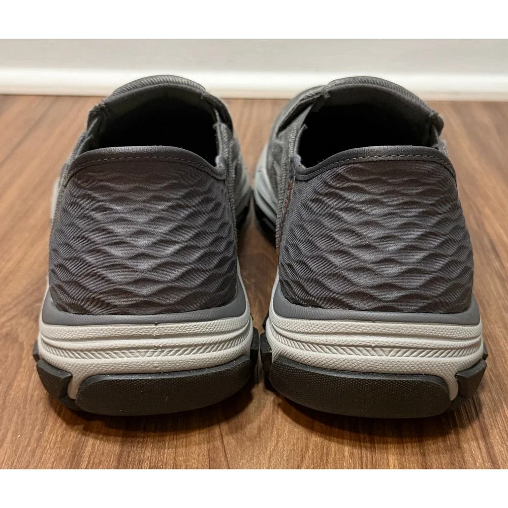 Skechers Hands Free Slip-ins Respected Holmgren Shoes Sz 9.5 Extra Wide Charcoal